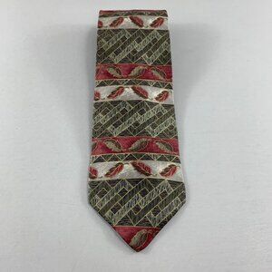 Cambridge Classics Fall Leaves Men's Tie 3 3/4" x 60" Vintage